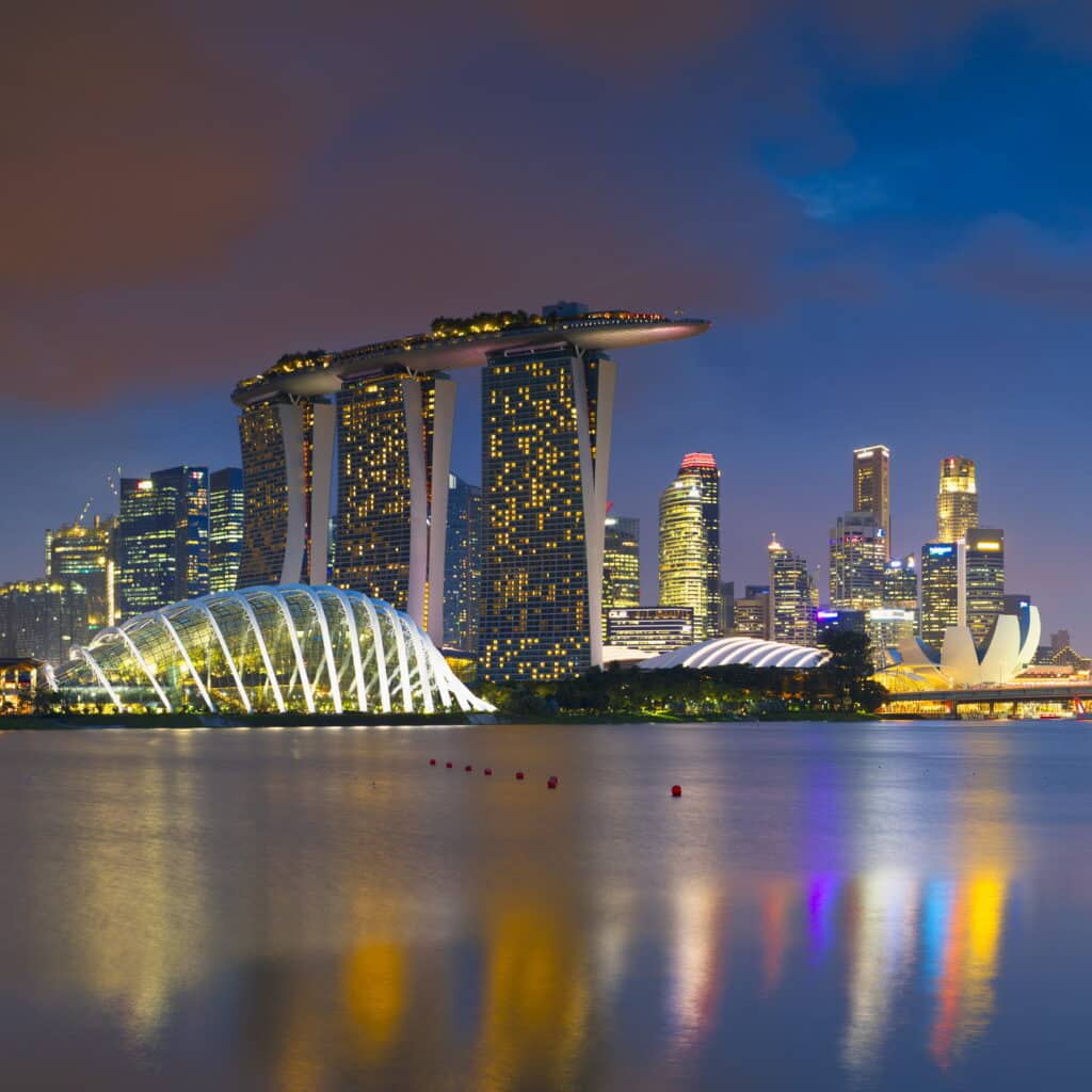 Night out at Marina Bay - Singapore