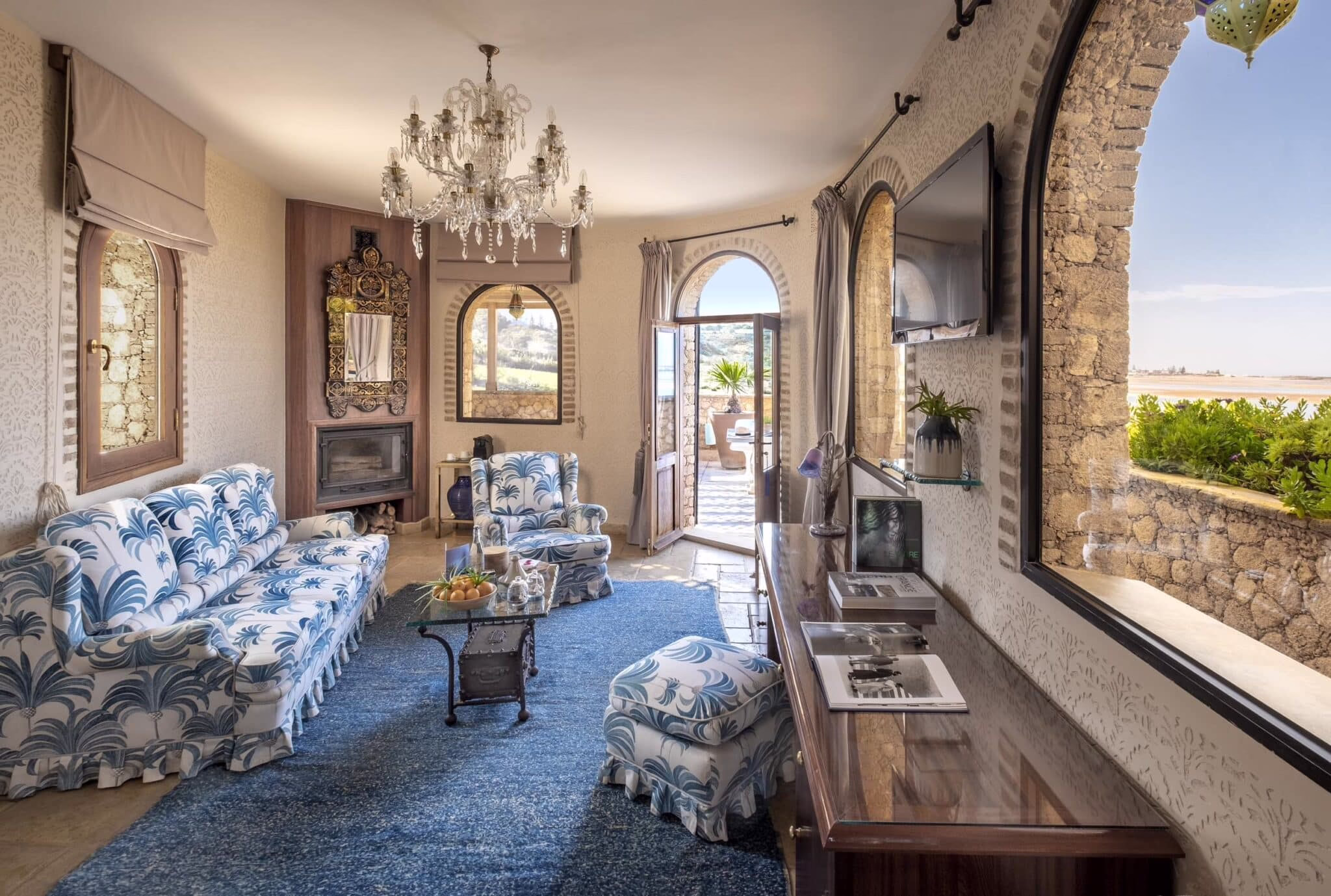 Living area at La Sultana, El Jadida, Morocco