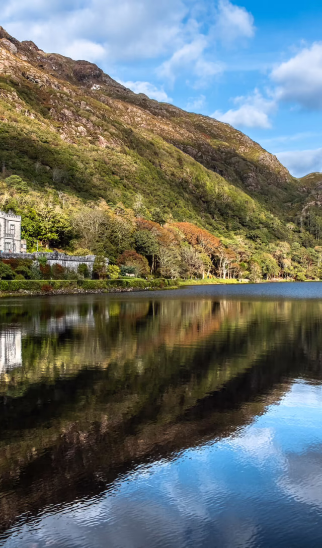 Kylemore Abbey in County Galway, Ireland
