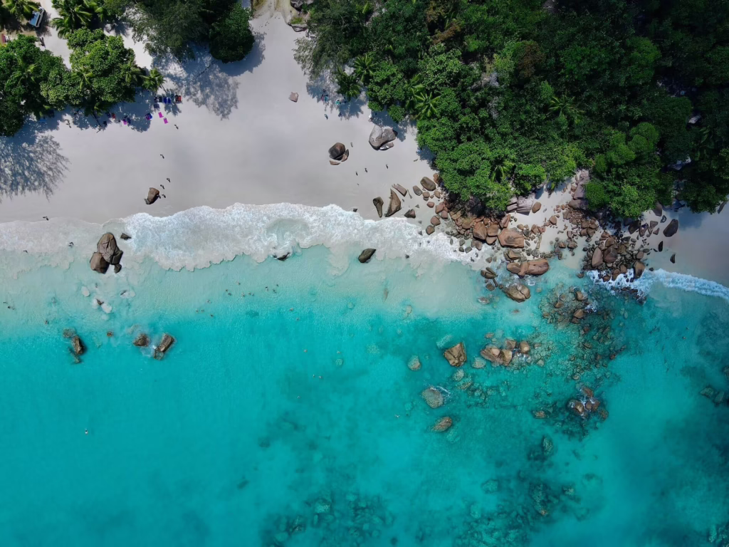 Beach in the Seychelles
