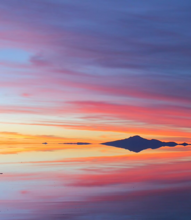 Salt Flats Sunset Cocktails, Bolivia