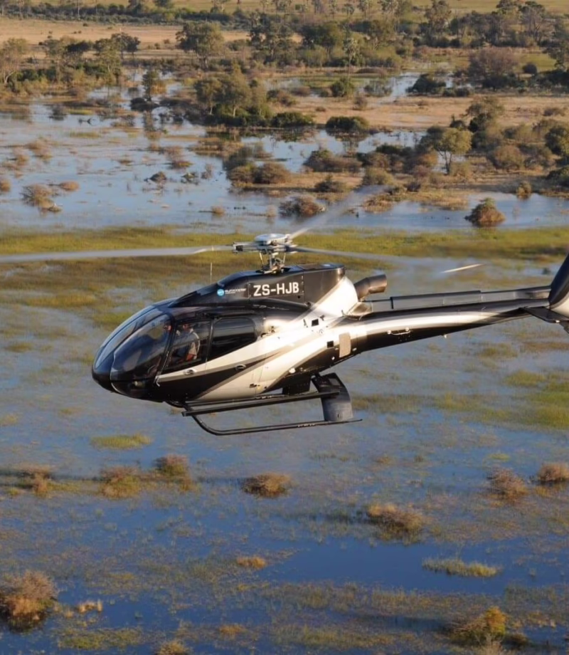 Okavango Helicopter Ride, Botswana