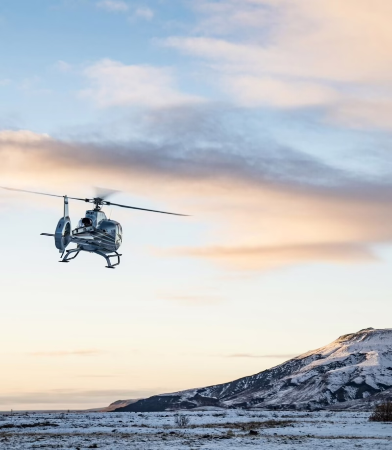 Helicopter Tour Dormant Volcano, Iceland