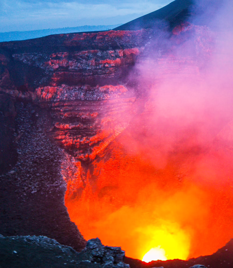 Masaya Volcano At Night, Nicaragua