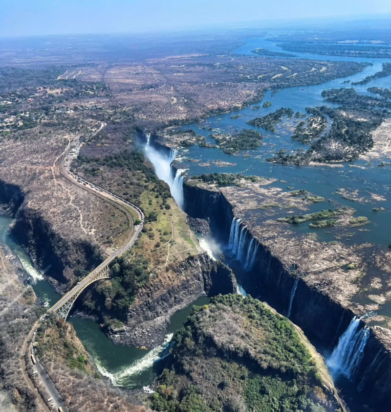 Victoria Falls Helicopter Flight, Zambia